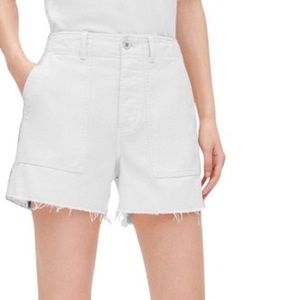 GAP high rise utility shorts
